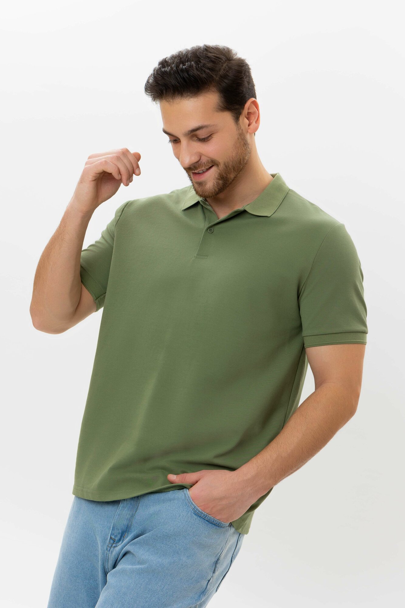 Поло спортивное TERRA PRO, размер L, Khaki
