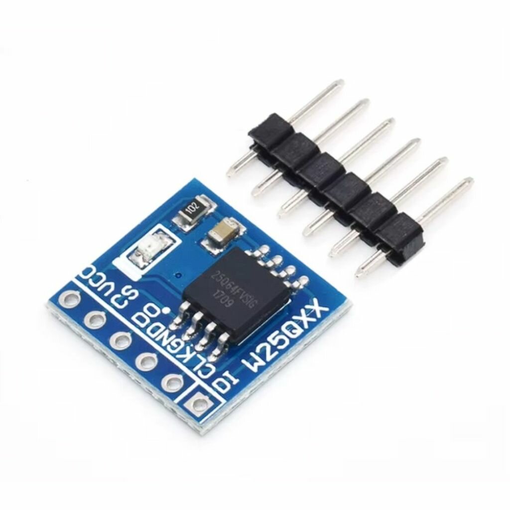 Модуль флэш-памяти W25Q32 32 mbit с интерфейсом SPI