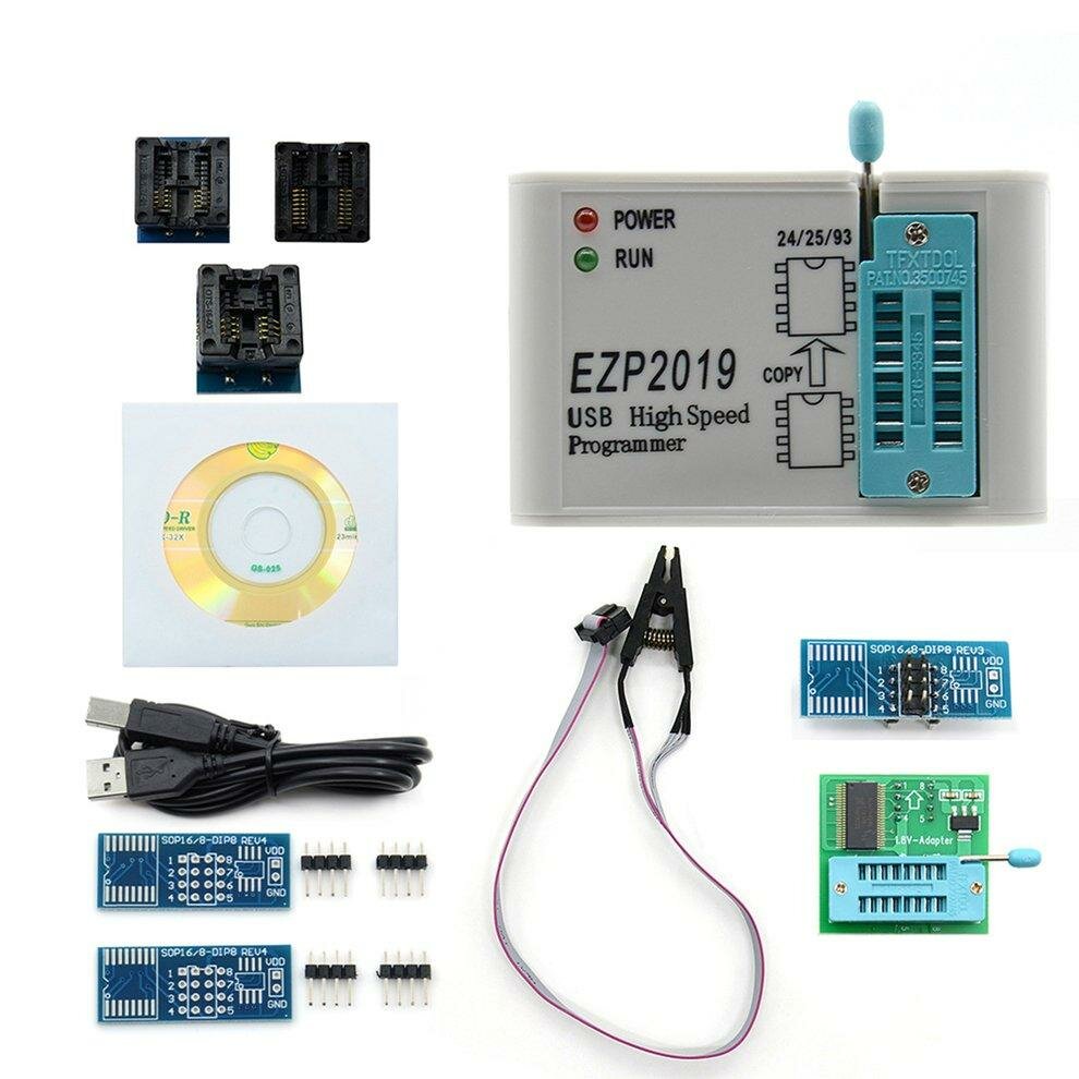 Программатор EF Test Base EZP2019 USB SPI с поддержкой 24 25 93 EEPROM Flash Bios