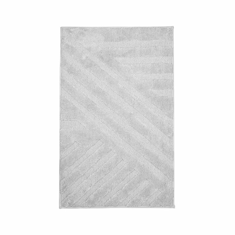 Коврик для ванной Lemer Adamello 50x80 см цвет серый