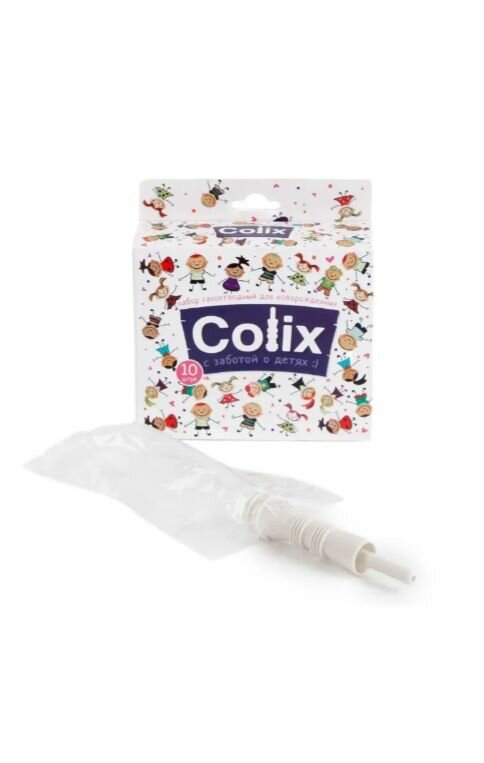 Изображение COLIX Набор газоотводный для новорожденных 10 шт