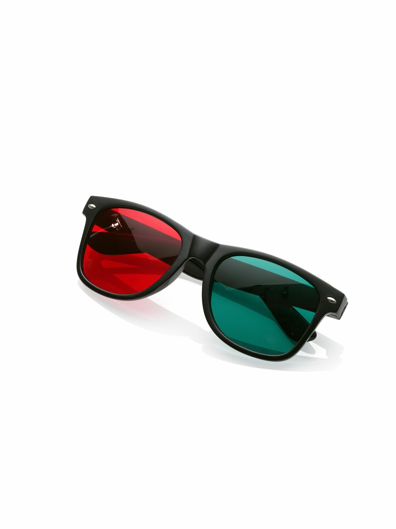 Очки 3D анаглифные с цветными фильтрами красный-зеленый