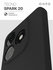Чехол на Tecno Spark 20 / Техно Спарк 20 бампер защитный, черный ...