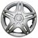 Колпаки на колёса декоративные серебристые Дакар Super Silver R16, передние (Газ...