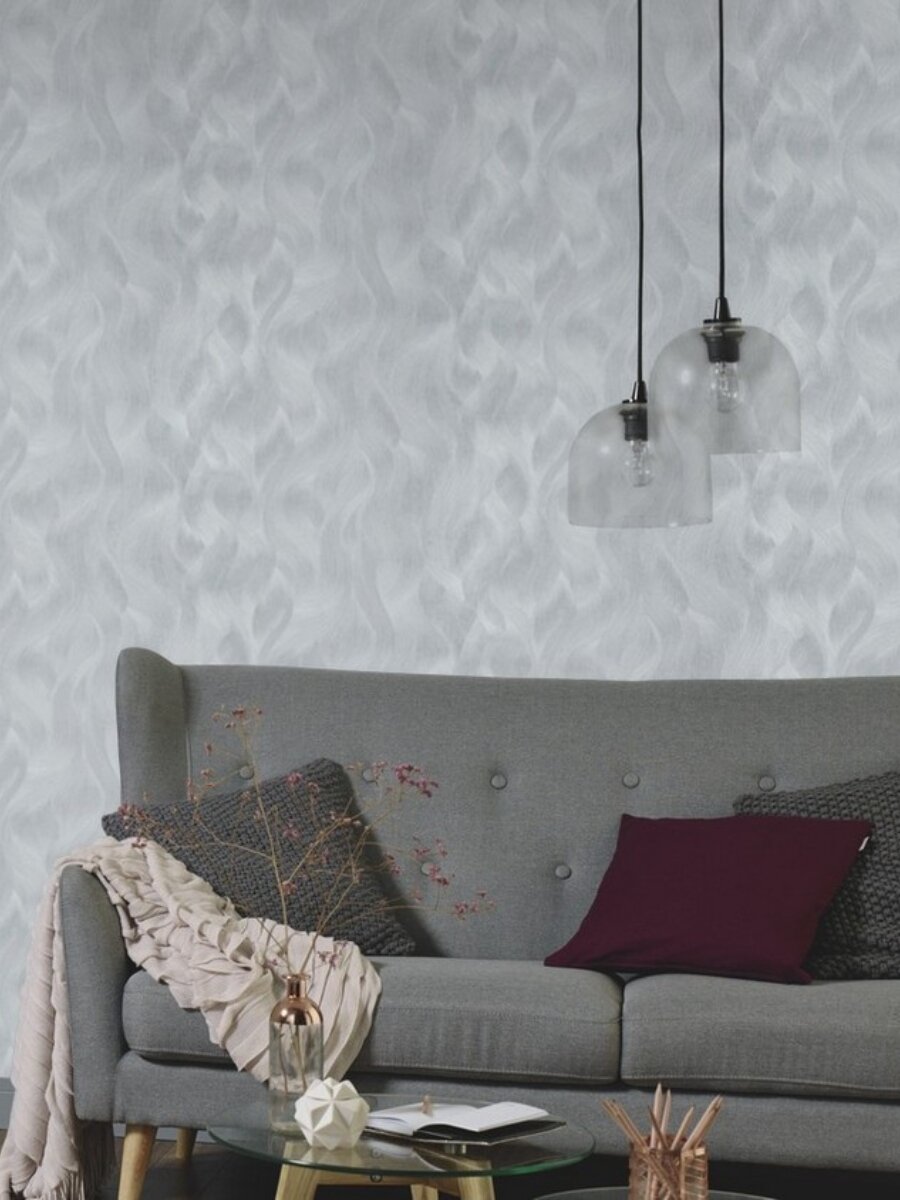 Обои Erismann Elle 2 Plus 1.06 x 10.05 ER12079-10 на флизелиновой основе метровые цвет серый моющиеся