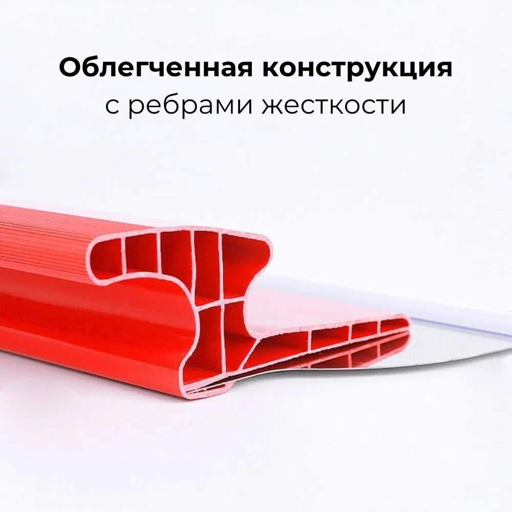 Набор шпателей для шпаклевки INSTBR 3шт (30-50-80см) с запасными лезвиями, в кейсе — фото 1