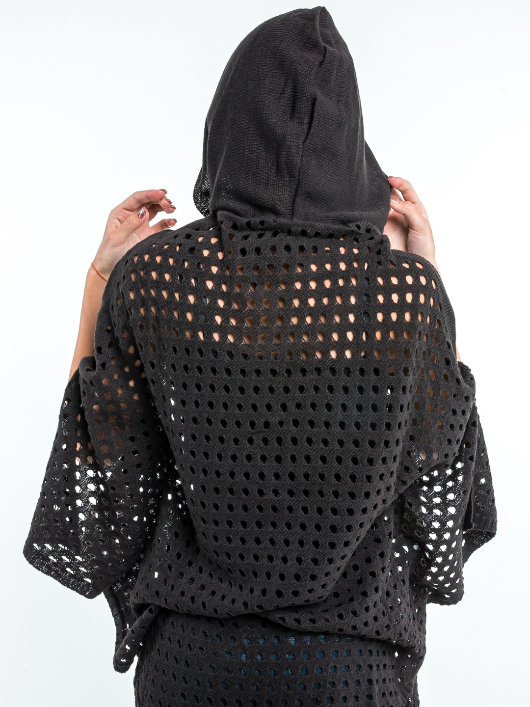 Пончо FALL25, размер M, black — фото 1