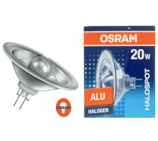 Лампа OSRAM Halospot 41900 SP 20w GY4 12v 150Lm 2800K 8 градусов галогенная теплый белый свет.