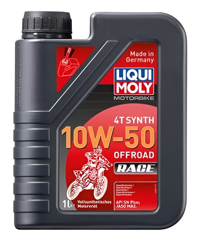 LIQUI MOLY Масло моторное (синтетическое) 3051 MOTORBIKE 4T SYNTH OFFROAD RACE 10W-50 1L