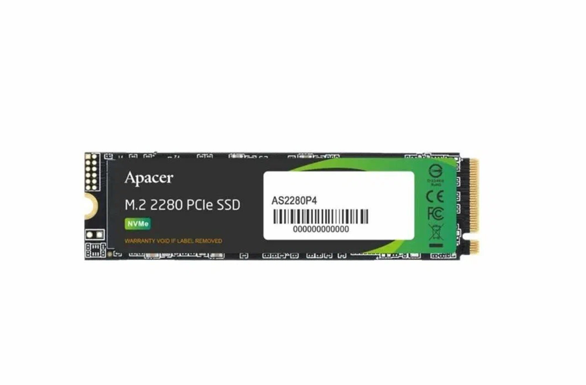 Твердотельный накопитель SSD Apacer AS2280P4X AP1TBAS2280P4X, M.2 2280