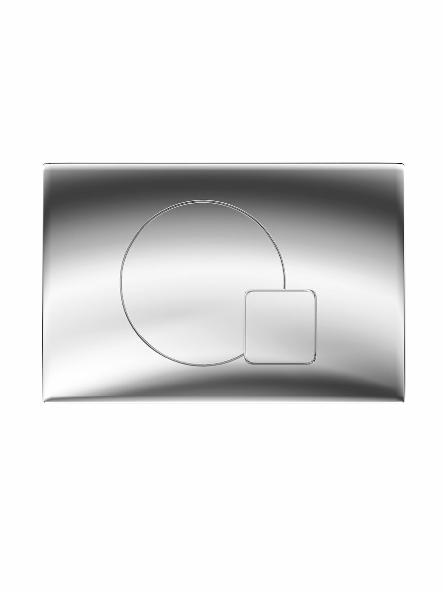 Клавиша смыва Teymi Ellie (подходит для инсталляций T70011 T70033 T70035) двойной смыв хром глянец T70022CH