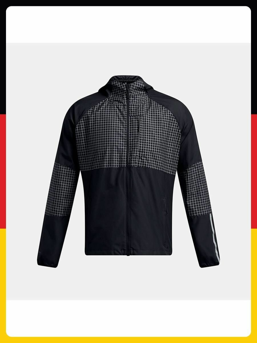 Ветровка Under Armour Базовая коллекция, размер S, черный