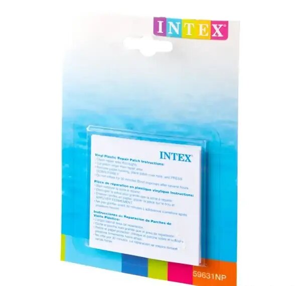 Клей для бассейнов Intex 59631, ремкомплект, 6 заплаток, винил, для Intex и Bestway — фото 1