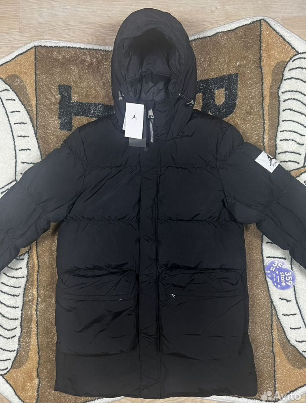 Пуховик Jordan AIR JORDAN ESSENTIAL HOODED DOWN JACKET