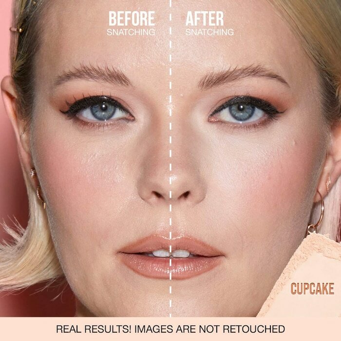 Huda Beauty Легкая компактная пудра Easy Bake and Snatch без талька - Cupcake — фото 1