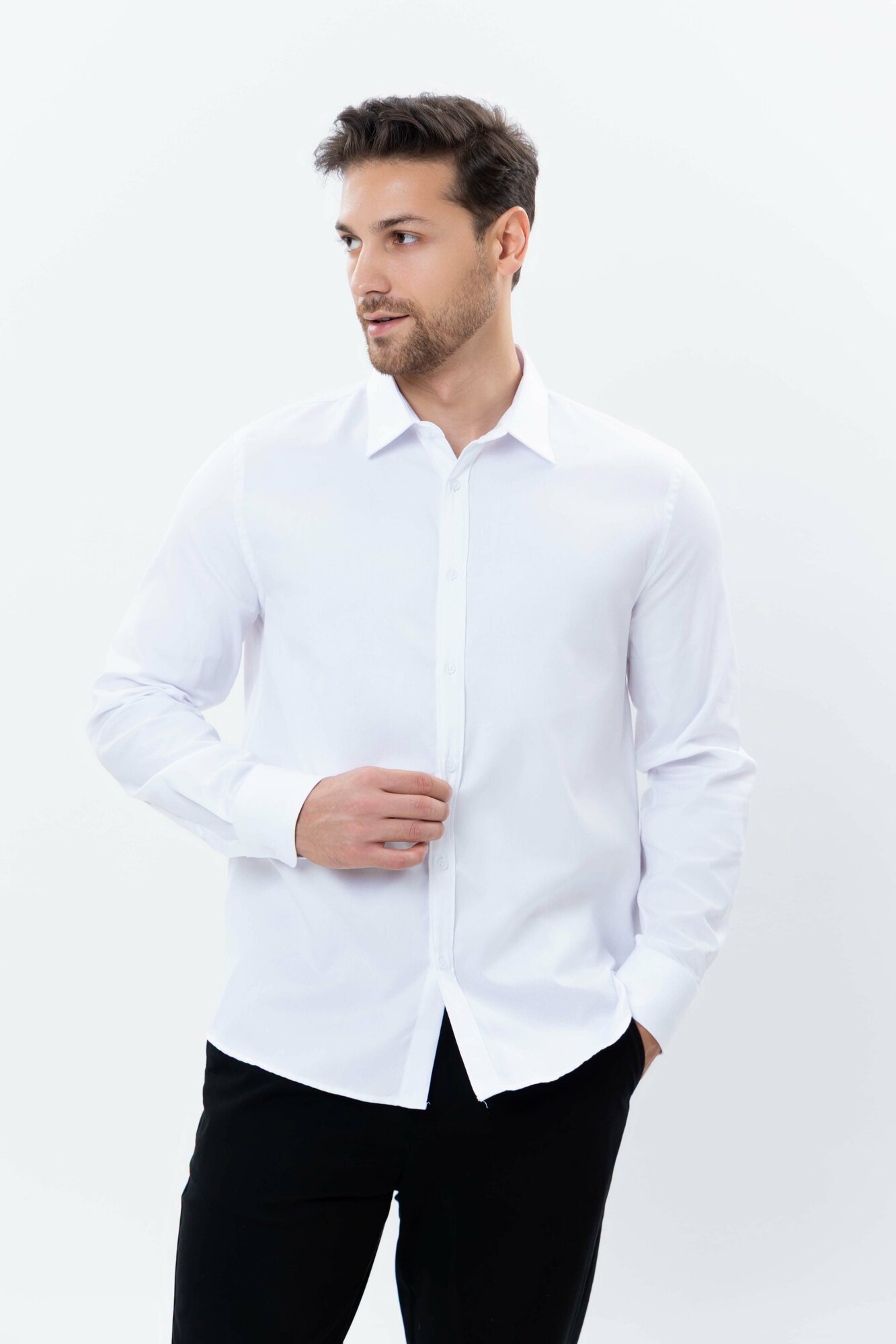 Рубашка TERRA PRO, размер 2XL, white