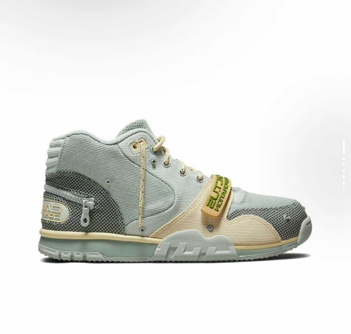Кроссовки NIKE Air Trainer 1 Grey Haze Travis Scott x CACT.US CORP, полнота D, размер 8 US