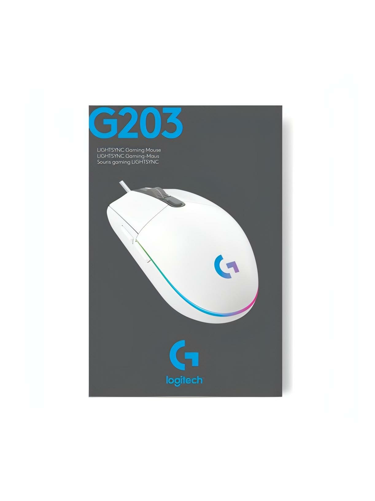 Игровая мышь Logitech G102 LightSync White — фото 1