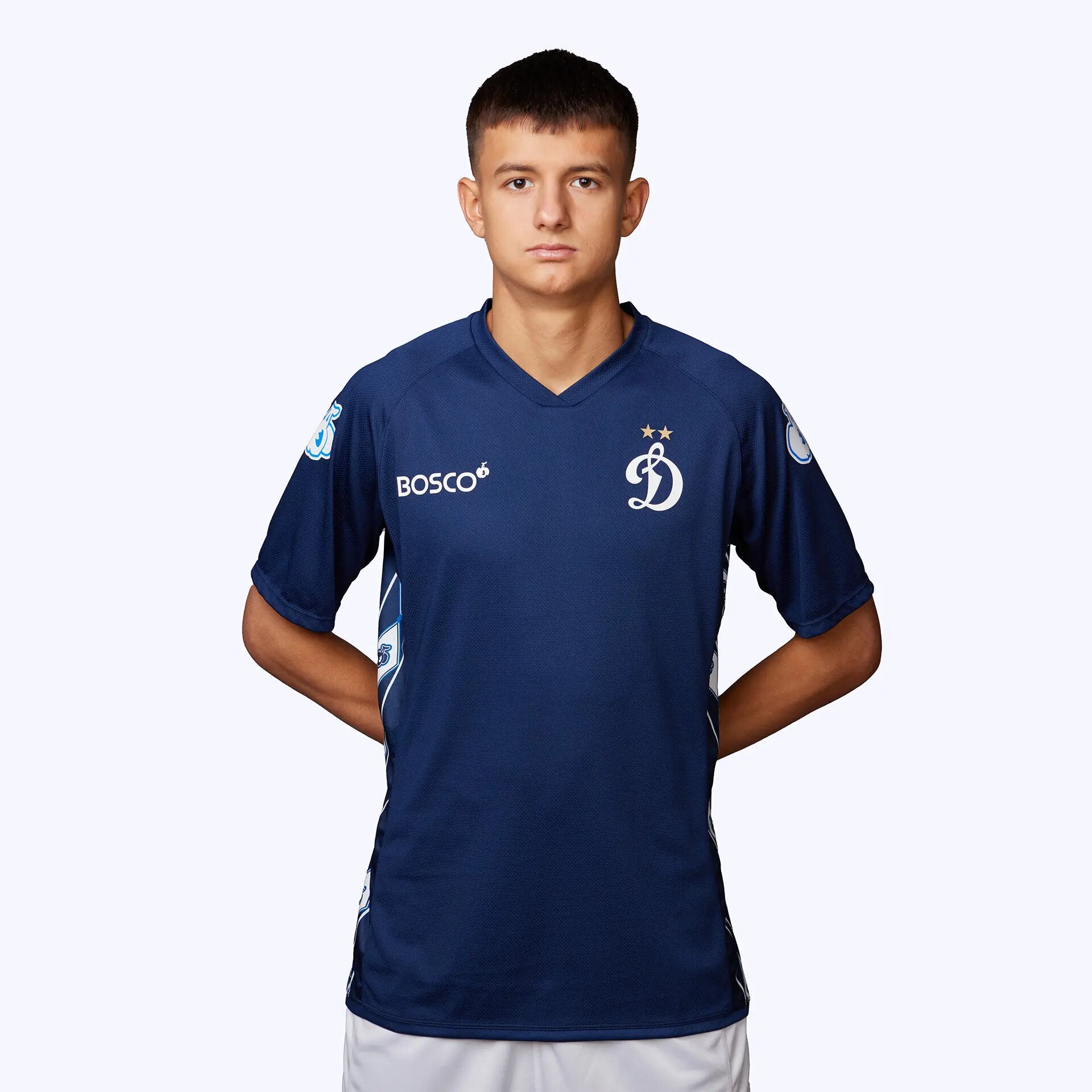 Футболка спортивная ФК Динамо Москва, размер 2XL, темно-синий