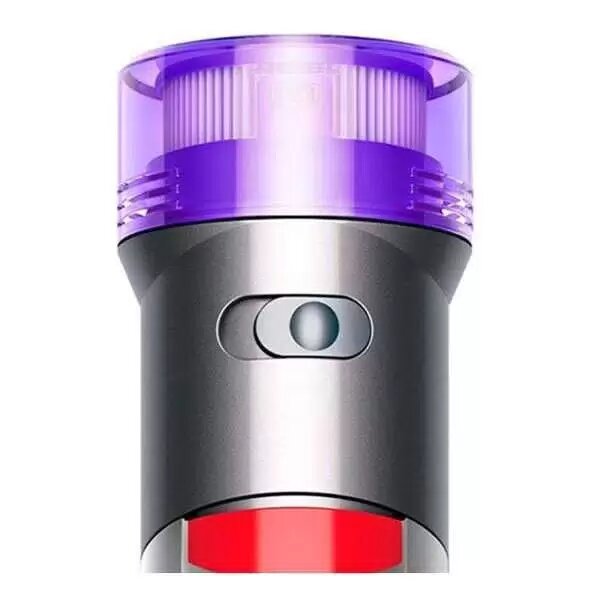 Пылесос Dyson V8, управление на ручке, контейнер, HEPA-фильтр, серебристый/фиолетовый — фото 1