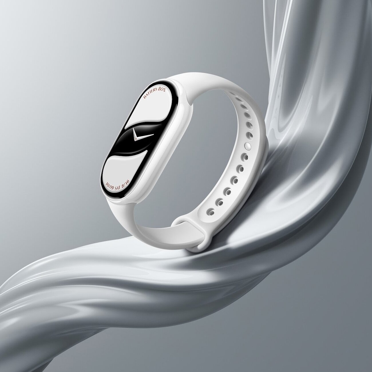 Фитнес браслет от бренда Mi Band 10 Glacier Silver, (Серый)212 x 520 пикселей