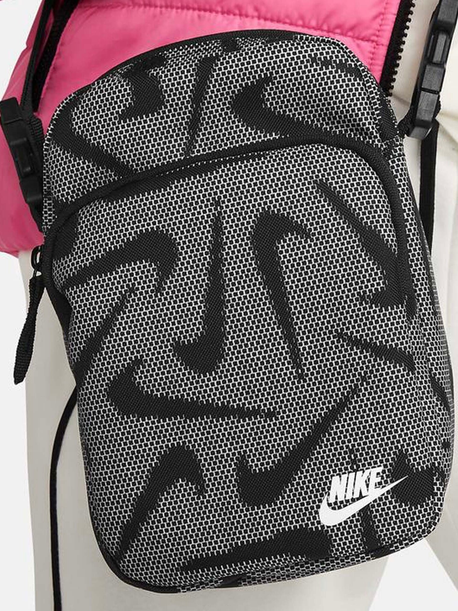 Сумка кросс-боди NIKE, серый — фото 1