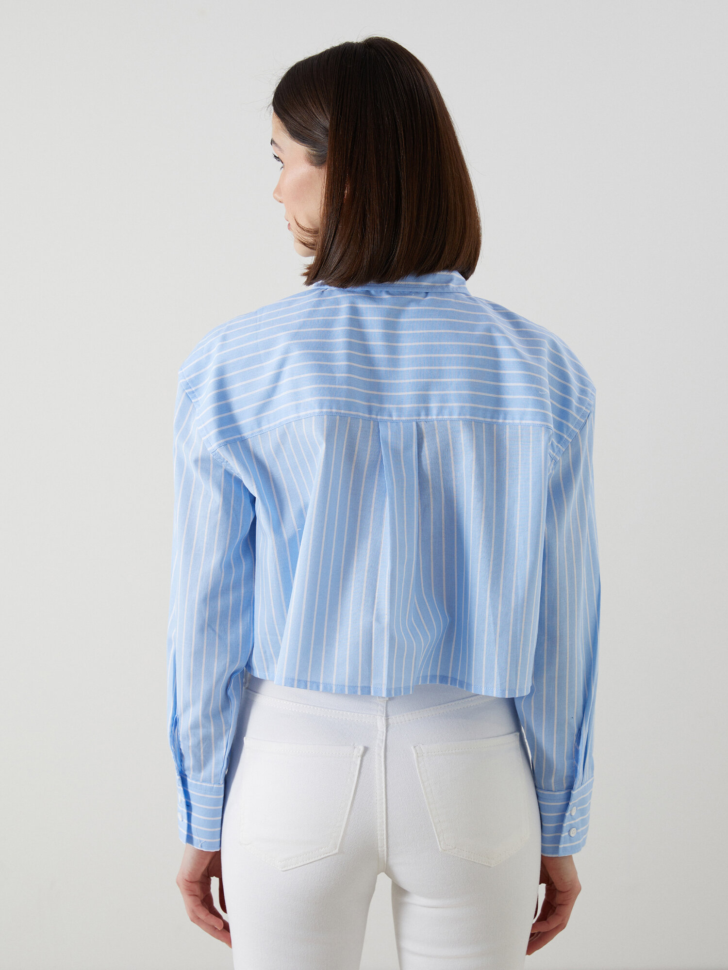 Рубашка LC Waikiki, размер S, blue striped — фото 1