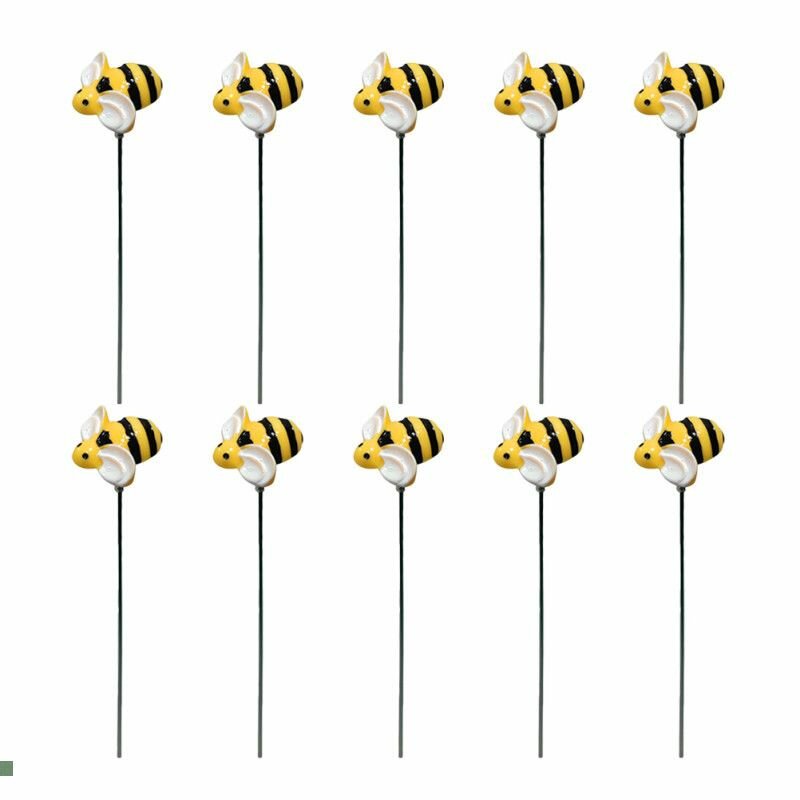 Маленькие украшения для газона с изображением пчел и шмеля садовые колья декор для травы знак с пчелами воздушный шар для малышей