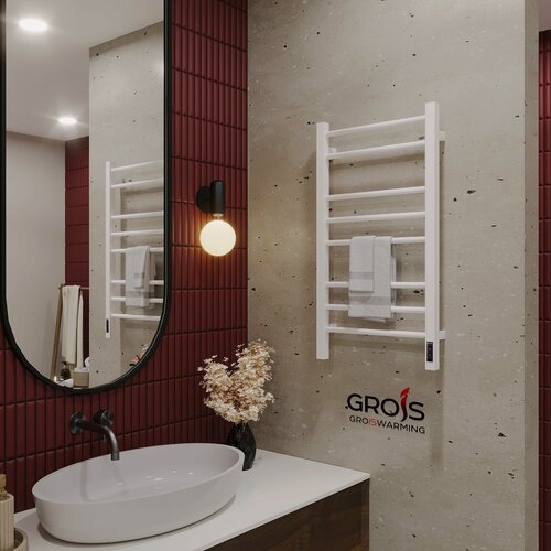 Изображение товара Полотенцесушитель электрический Некс GR-112 500*800 П8 универсальный белый