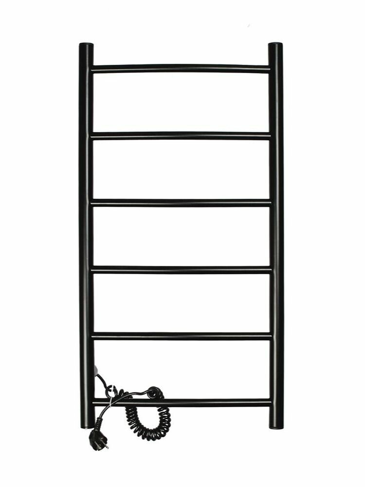 Полотенцесушитель электрический Domoterm DMT 109-6 40х80 ЧРН EK L