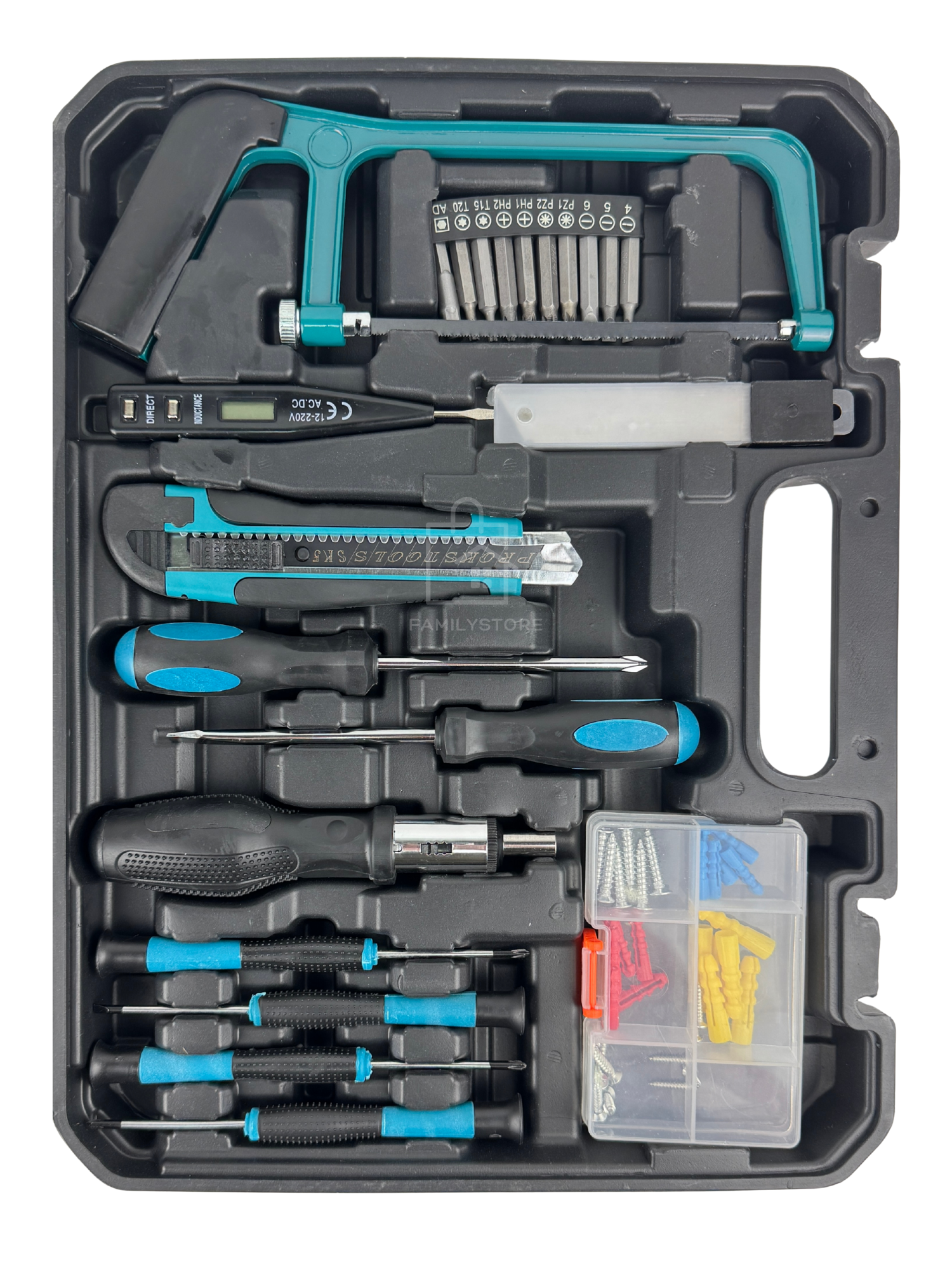 Набор строительных инструментов, 100 предм. — фото 1