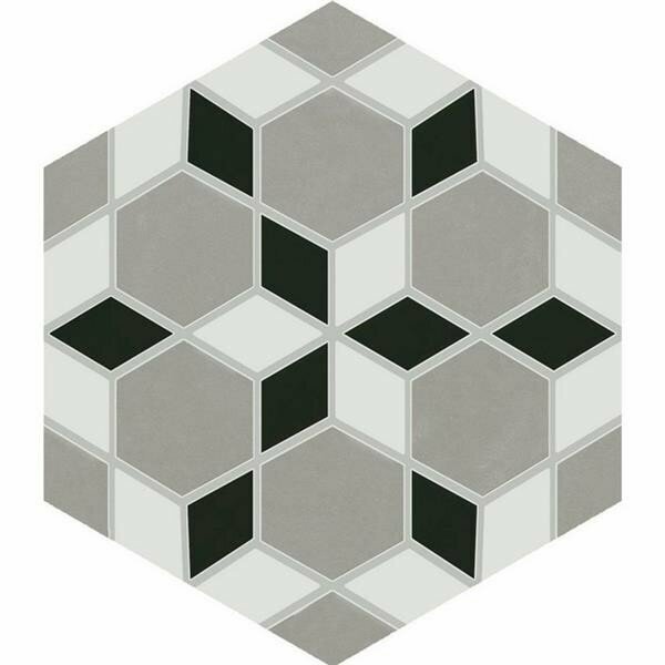 Декор керамический Kerama Marazzi VT/A291/SG1010 Кальсада 8 чёрный матовый 10.4x12x0.7 см (цена за 1 штуку)