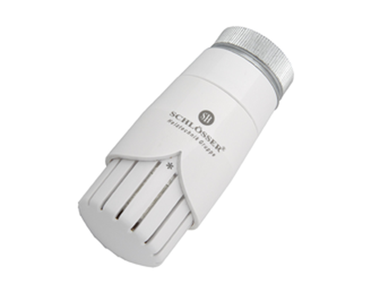 Термостатическая головка Schlosser DR Diamant  пластик  резьба М30x1 5