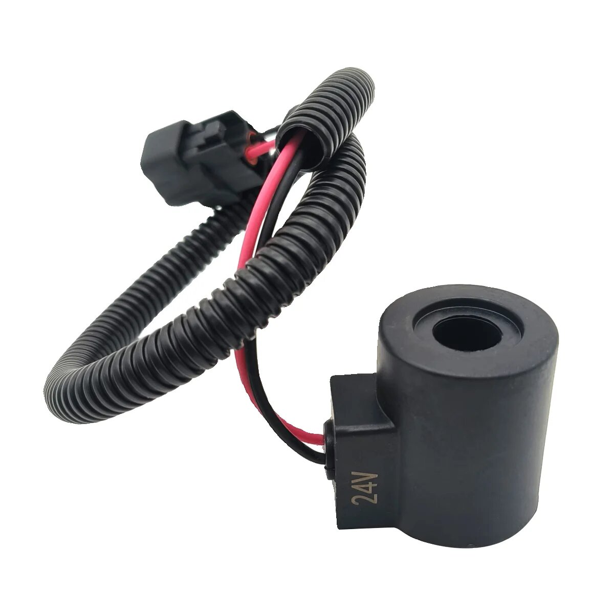 Поворотный электромагнитный клапан катушка пилотного предохранительного замка для экскаватора Doosan DX55 Daewoo DH60-5 60-7 12 В 24 В высококачественная запасная часть 24V