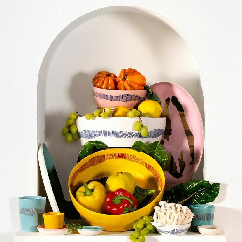 Ottolenghi Feast II White/Blue Сервиз на 2 персоны — фото 1