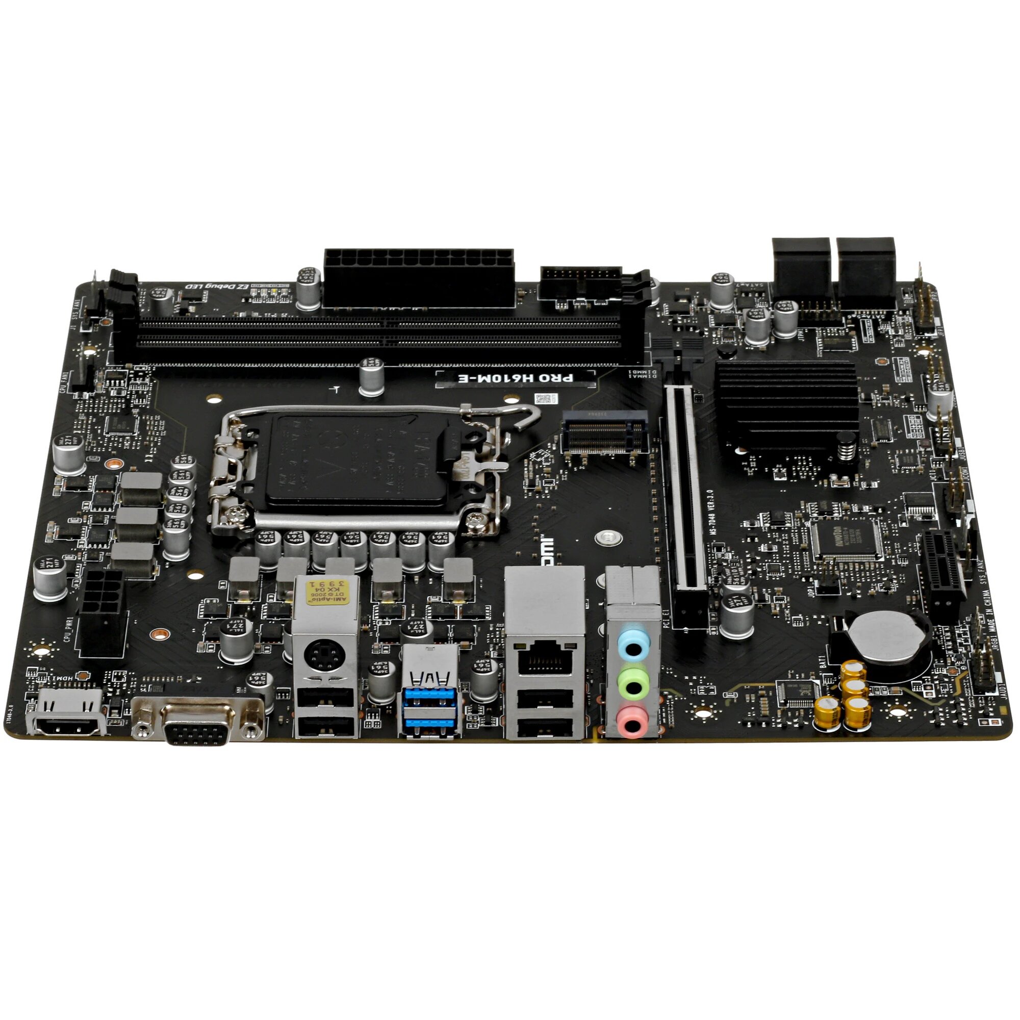 Материнская плата MSI PRO H610M-E DDR5, Socket LGA1700, Micro-ATX — фото 1