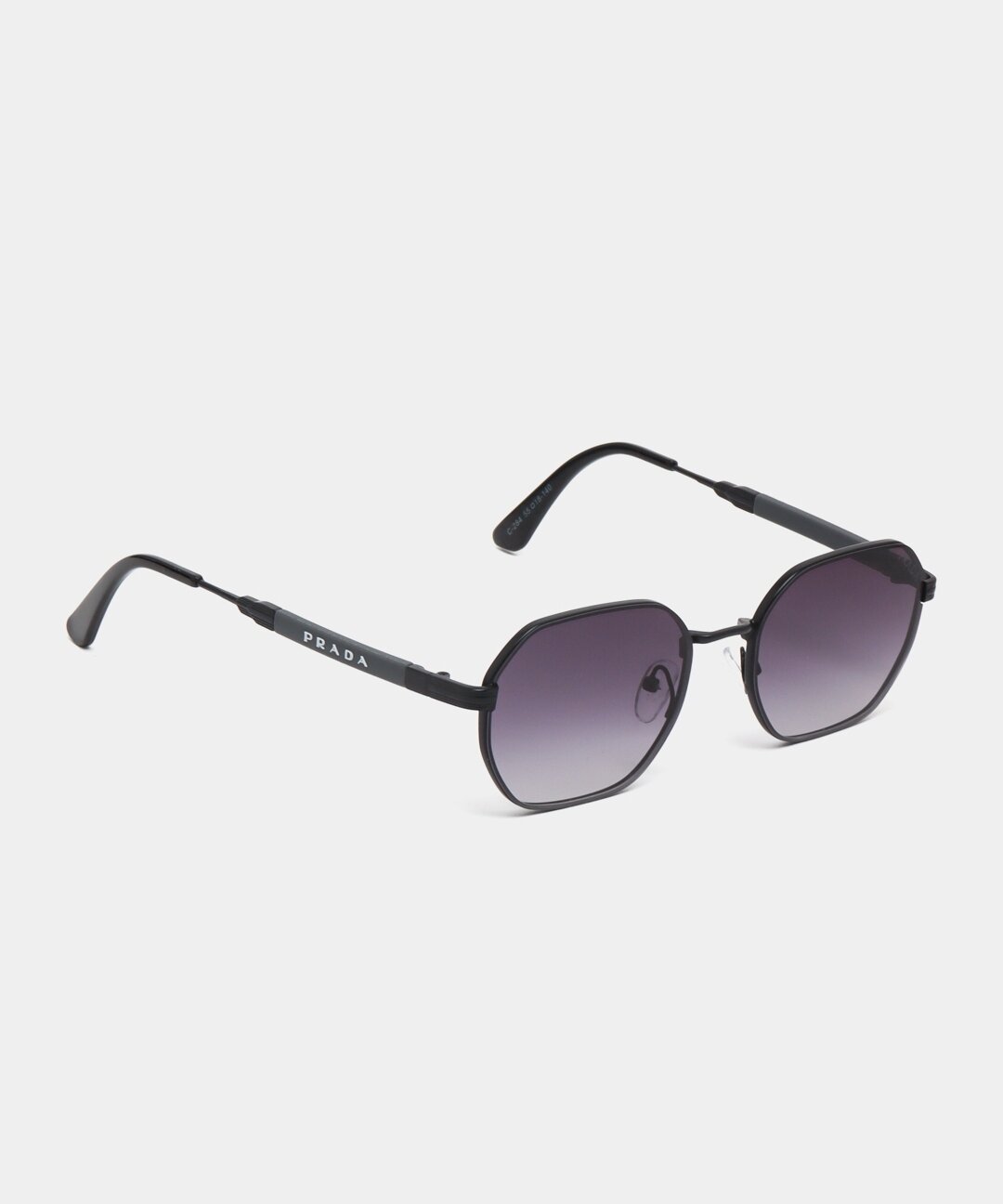 Солнцезащитные очки Prada, черный/синий