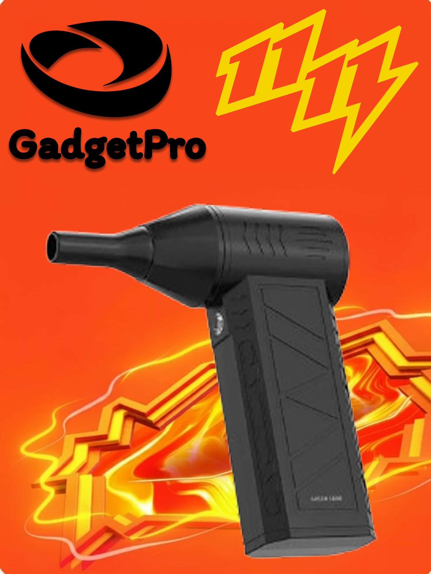 Мини-фен Green Lion Strom Grip: компактный, портативный фен-турбина для волос, черный