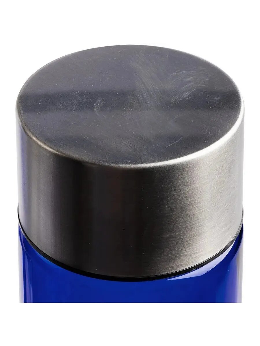 Стильная синяя бутылка для воды, 450 мл — фото 1