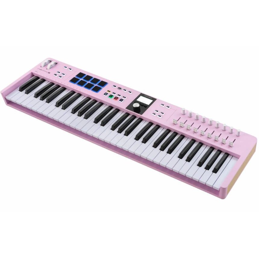 Миди клавиатура Arturia KeyLab Essential 61 mk3 Rose Quartz — фото 1