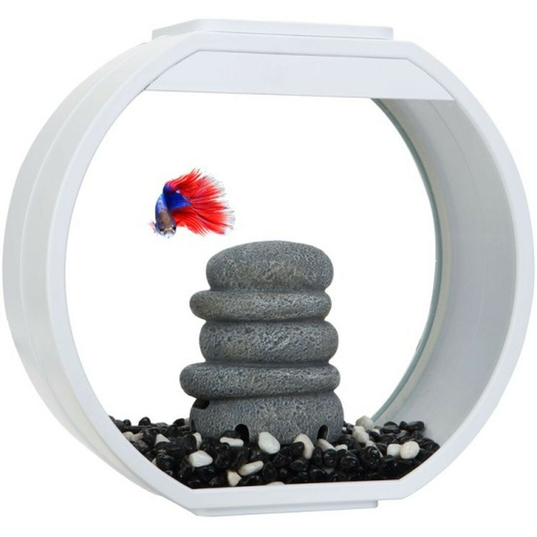 Аквариум Aa-aquarium AA Aquarium "Deco O Mini UPG", 10л, белый, 33,4х14,2х31 см