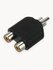 Переходник RCA-2RCA(G)