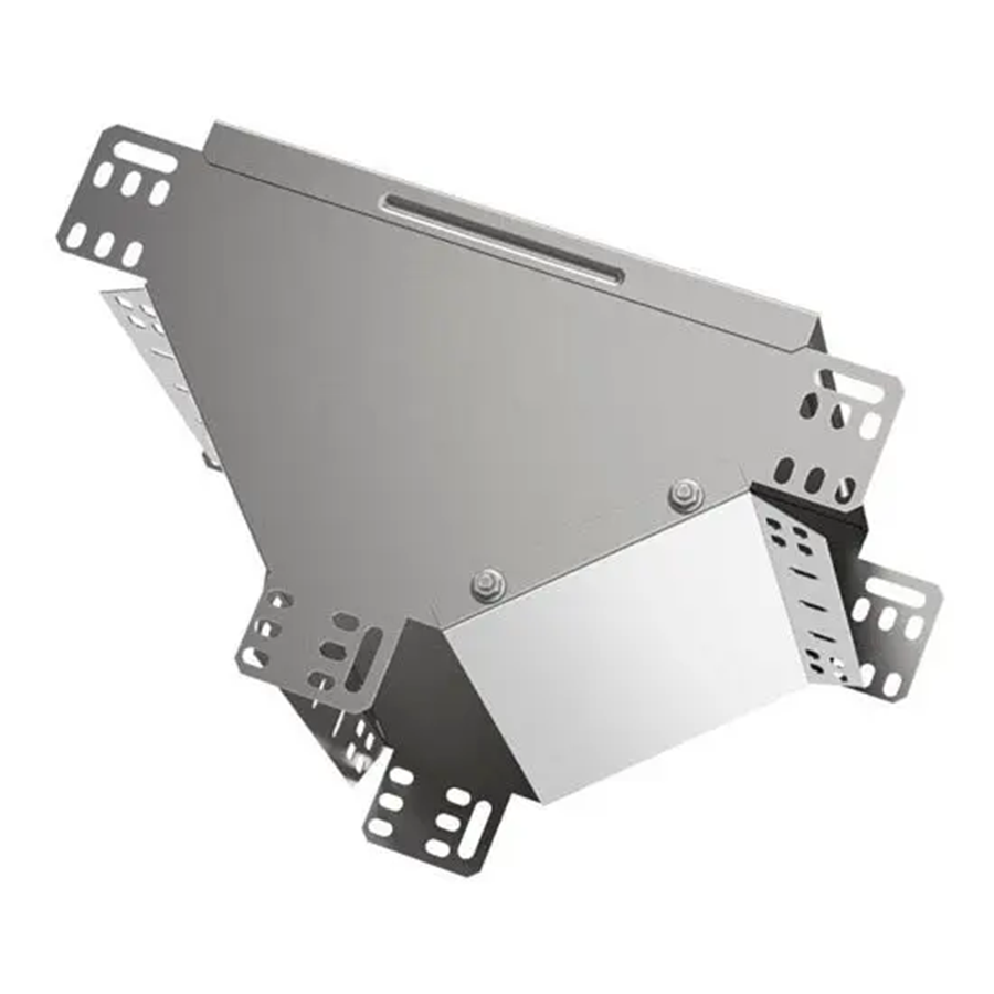 Ответвитель Т-образный вертикальный вниз 50х200 мм TDM SQ2902-2509 (1 шт.)