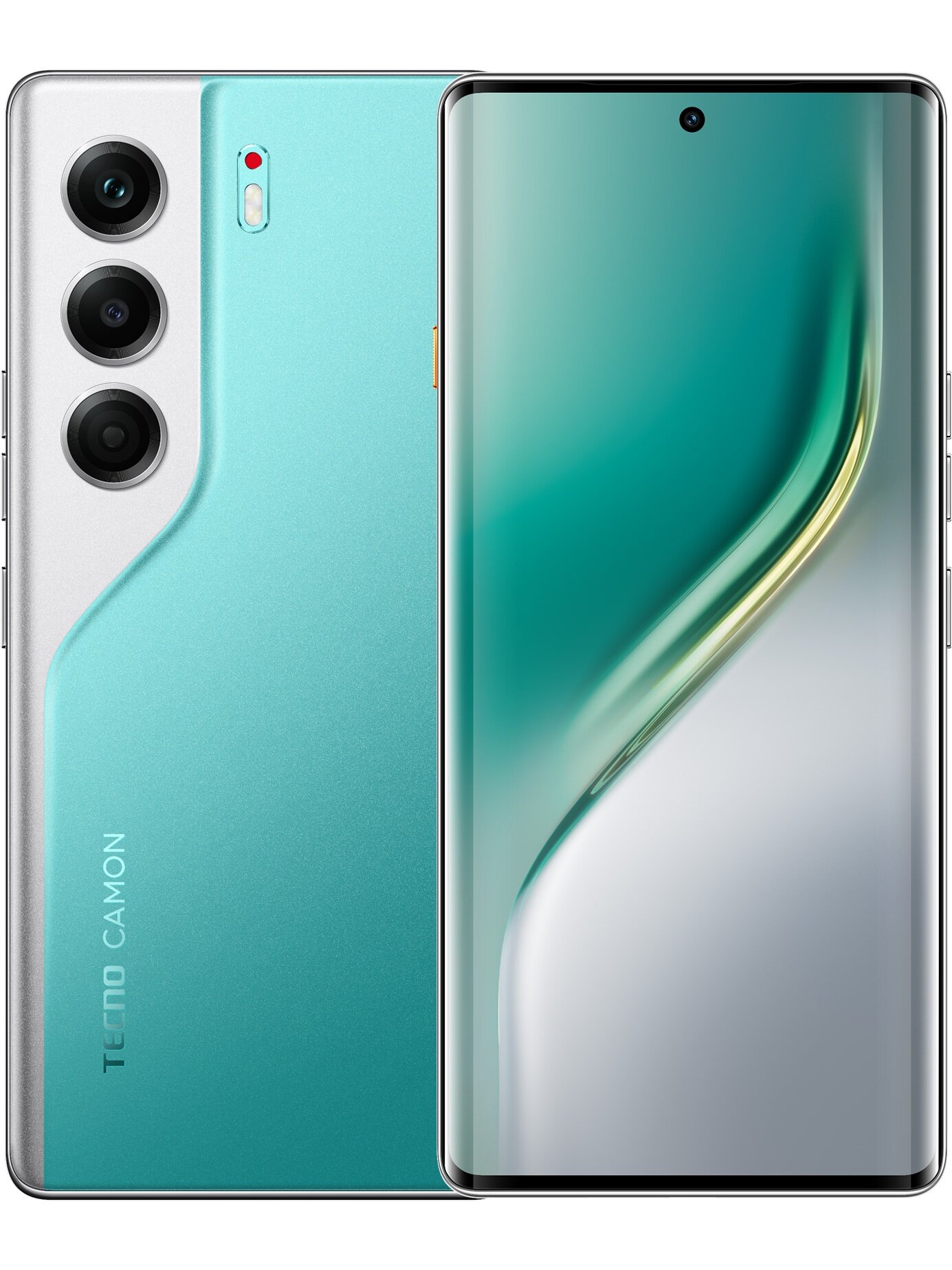 Смартфон TECNO CAMON 40 Pro 5G 8/256 ГБ Global для РФ, Dual nano SIM, зеленый
