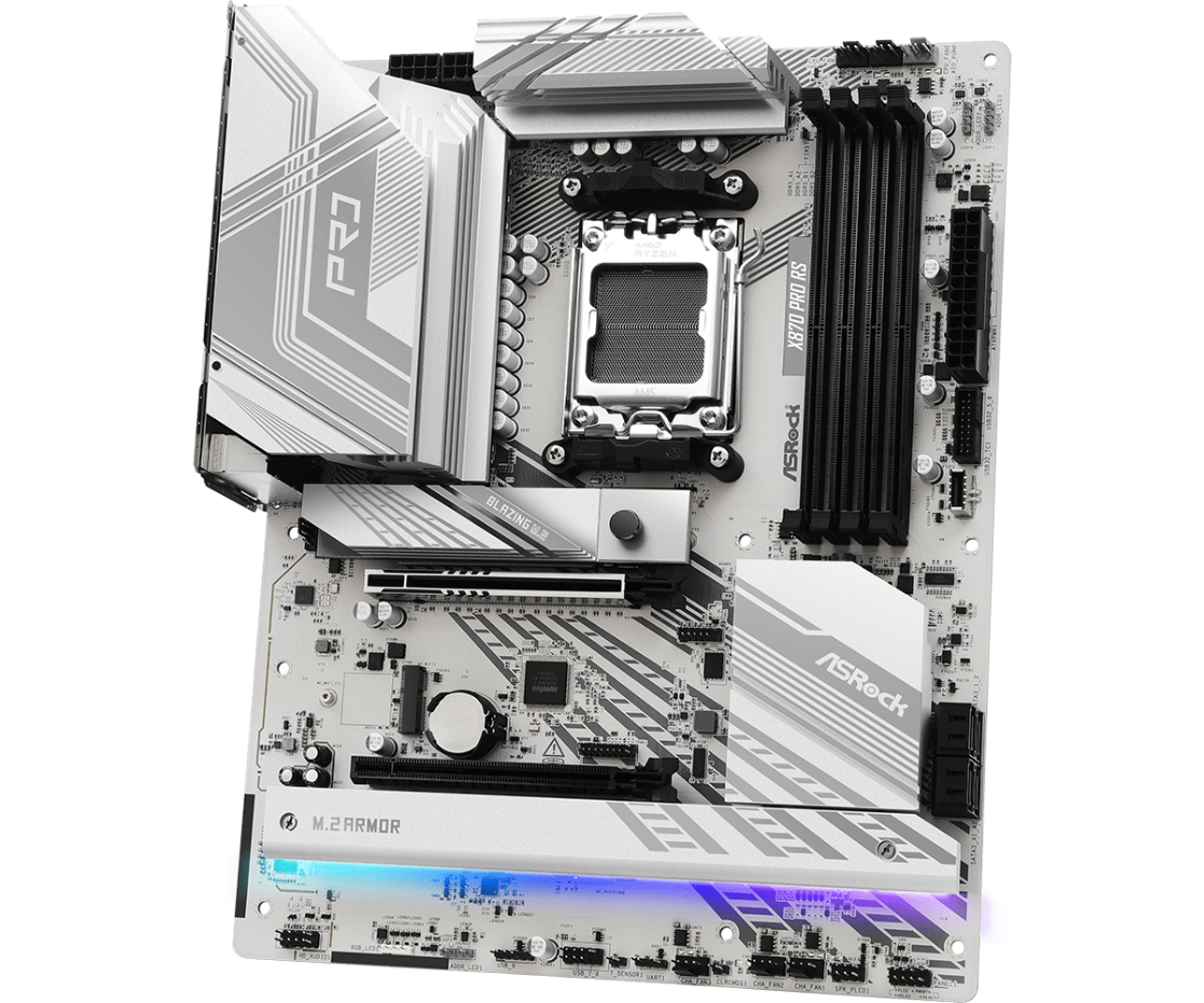 Материнская плата ASRock X870 PRO RS AMD Ryzen AM5/ ATX /DDR5 — фото 1