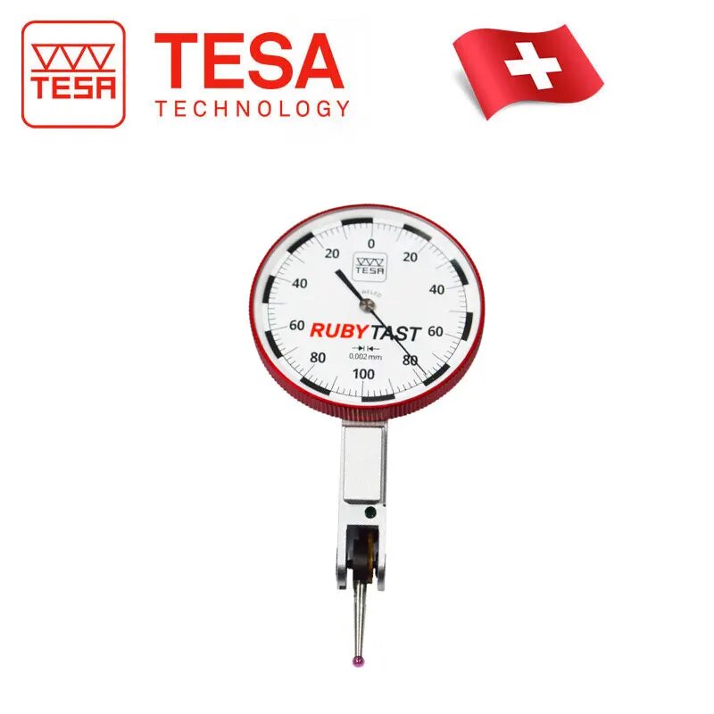Калибровка рычага рычага рычага с рубиновым зондом Swiss TESA 01811001