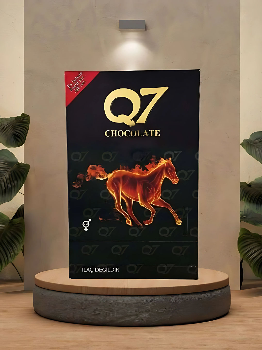 Шоколад афродизиак Q7 для женщин и мужчин, эмоциональное возбуждение шоколад, 1 штука по 60 г.