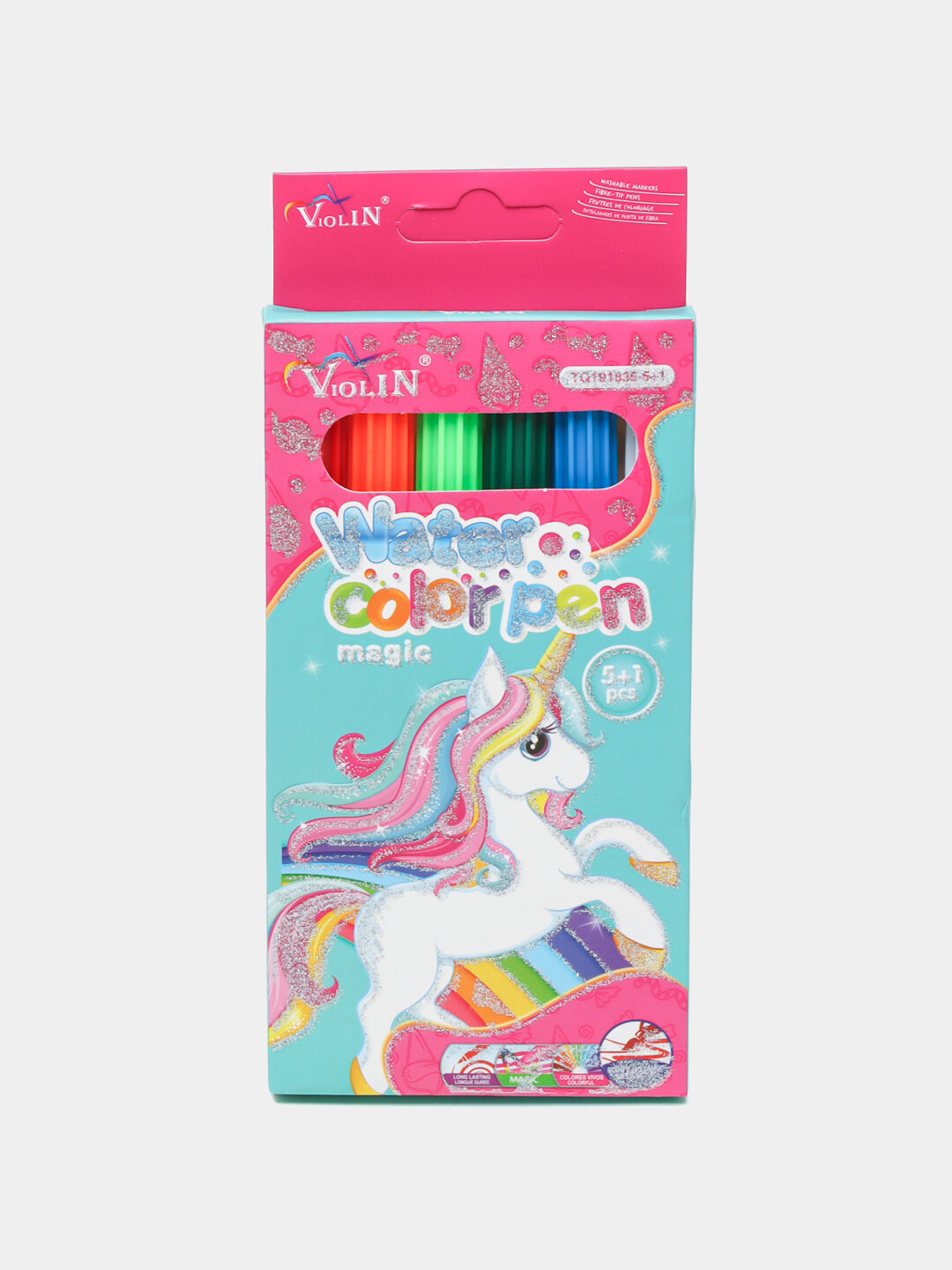 Набор фломастеров Vivoline "Violin Yalong" Magic, меняющие насыщенность, 5 цветов 7.1
