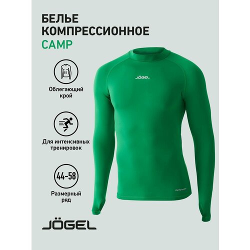 фото Футболка спортивная jogel, 1 шт., размер m, зеленый