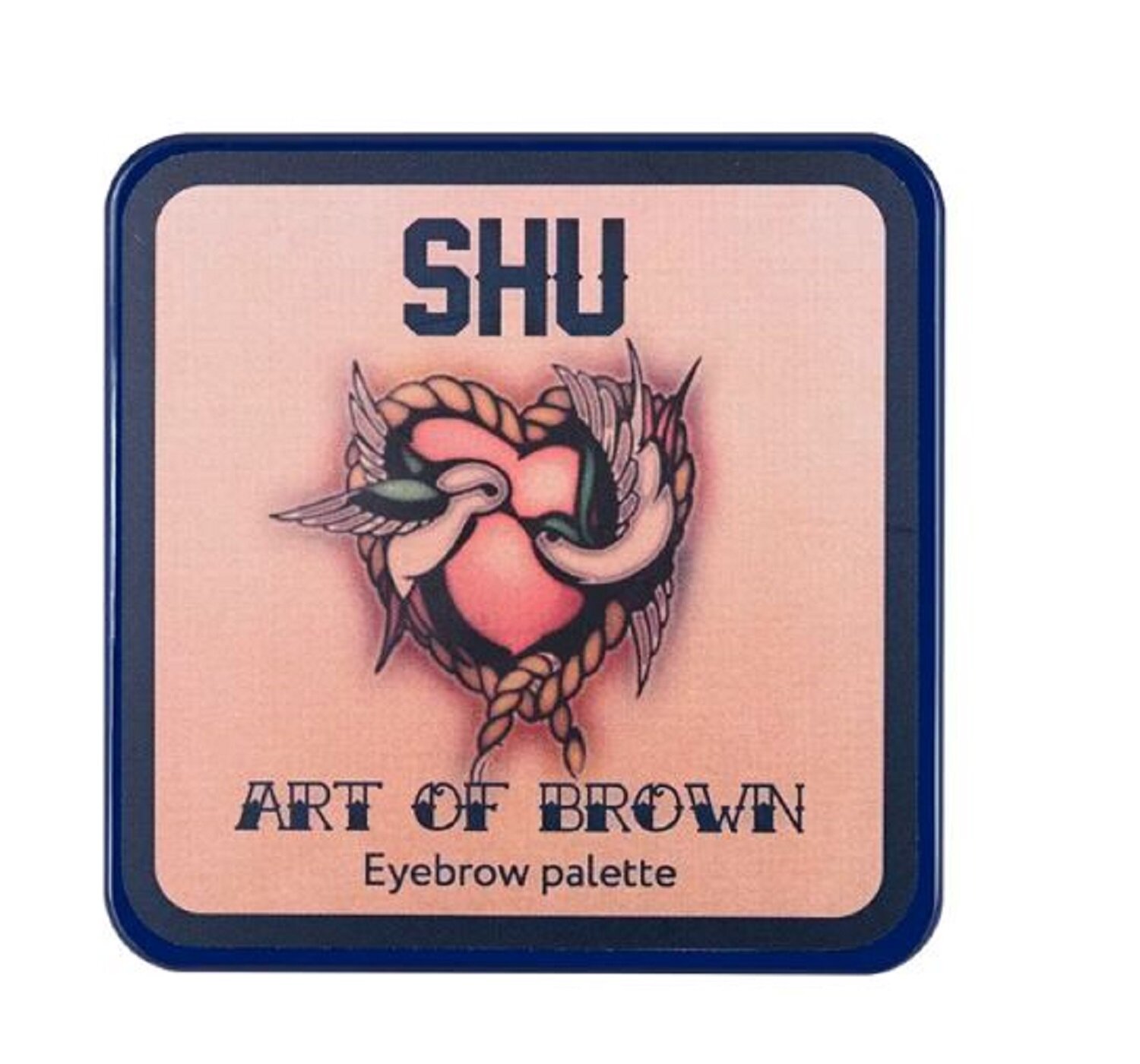 Палетка SHU Art of Brown № 202, кремовая текстура, водостойкая, без талька